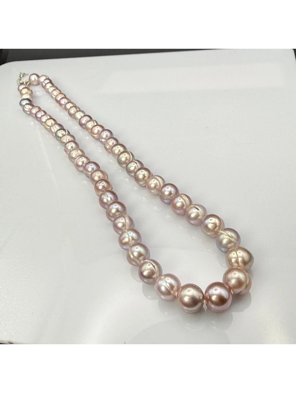 candy+clover freshwater pink pearl necklace